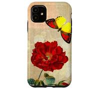Vintage French Rose and Butterfly Coque pour iPhone 11