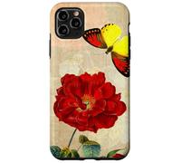 Vintage French Rose and Butterfly Coque pour iPhone 11 Pro Max