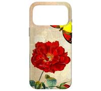 Vintage French Rose and Butterfly Coque pour iPhone 17 Pro Max