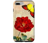 Vintage French Rose and Butterfly Coque pour iPhone 7 Plus/8 Plus