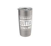 Vintage Funny Munich Straight Outta Sendling Bavaria Gobelet isotherme en acier inoxydable double paroi