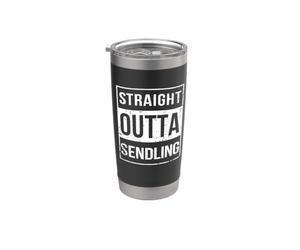 Vintage Funny Munich Straight Outta Sendling Bavaria Gobelet isotherme en acier inoxydable double paroi