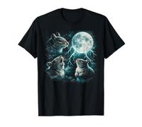Vintage Funny Squirrel Hurling at The Moon Retro Men Women T-Shirt