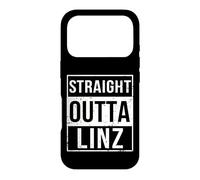 Vintage Funny Straight Outta Linz Upper Austria Austrian Coque pour iPhone 17 Pro