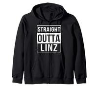 Vintage Funny Straight Outta Linz Upper Austria Austrian Sweat à Capuche
