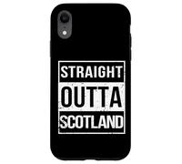 Vintage Funny Straight Outta Scotland UK Great Britain Coque pour iPhone XR