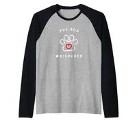 Vintage Funny The Dog Whisperer for Dog Lover Manche Raglan