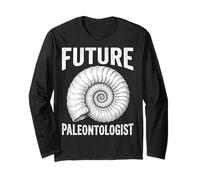 Vintage Future Paléontologue Ammonite Fossile Préhistorique Manche Longue