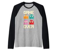 Vintage Game Over 80s Nostalgie Retro Arcade Ghost Old Gamer Manche Raglan
