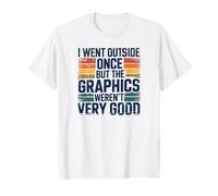 Vintage Gamer pc Gaming Jeux vidéo VR Headset Gamer T-Shirt