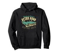 Vintage Garage Retro Road Old But Gold Classic Cars Sweat à Capuche