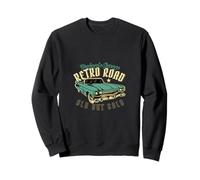 Vintage Garage Retro Road Old But Gold Classic Cars Sweatshirt