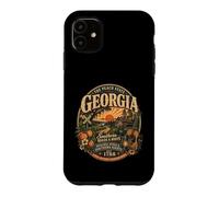 Vintage Georgia Peach State Southern Roots Coque pour iPhone 11