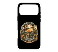 Vintage Georgia Peach State Southern Roots Coque pour iPhone 17 Pro Max