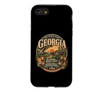 Vintage Georgia Peach State Southern Roots Coque pour iPhone SE (2020) / 7/8