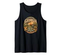 Vintage Georgia Peach State Southern Roots Débardeur