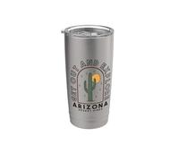 Vintage Get Out And Explorer Arizona Desert Vibes Gobelet isotherme en acier inoxydable double paroi