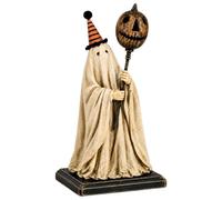 Vintage Ghost Figure - Vintage Rustic Resin Spooky Decor Cute Lighted Ghost