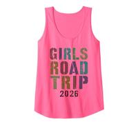 Vintage Girls Road Trip 2026 Vacances Surf Vacay Beach Débardeur