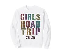 Vintage Girls Road Trip 2026 Vacances Surf Vacay Beach Sweatshirt