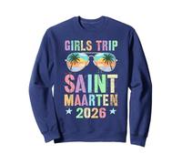 Vintage Girls Trip Saint Maarten 2026 Voyage Vacances Sweatshirt
