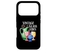 Vintage Glass Vibes Retro Collectible Colored Glassware Coque pour iPhone 17 Pro