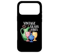 Vintage Glass Vibes Retro Collectible Colored Glassware Coque pour iPhone 17 Pro Max
