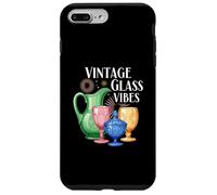 Vintage Glass Vibes Retro Collectible Colored Glassware Coque pour iPhone 7 Plus/8 Plus