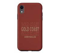 Vintage Gold Coast Australie Coque pour iPhone XR