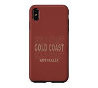 Vintage Gold Coast Australie Coque pour iPhone XS Max