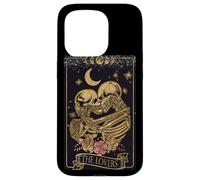 Vintage Goth Tarot Card The Lovers Dark Academia Aesthetic Coque pour iPhone 15 Pro