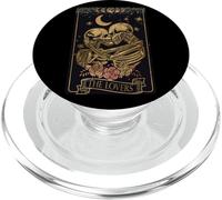 Vintage Goth Tarot Card The Lovers Dark Academia Aesthetic PopSockets PopGrip pour MagSafe