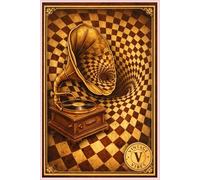 Vintage Gramophone Notebook: Inspired by Music and Retro Style