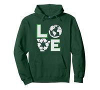 Vintage Green Recycle Earth Day Enseignant Enfants Recyclage Sweat à Capuche