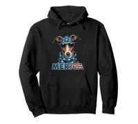 Vintage Greyhound, 4 juillet, Merica Sweat à Capuche