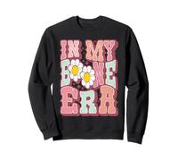 Vintage Groovy in My Boone Era Flowers Retro Flowers Funny Sweatshirt