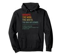 Vintage Grumpy The Man The Myth The Bad Influence Vintage Sweat à Capuche