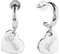 Vintage Guess Boucles d'oreilles en acier avec pendentif en forme de cœur JUBE05151JWRHWHT/U