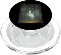 Vintage Halloween Ghost Swing in The Forest Mystical PopSockets PopGrip pour MagSafe