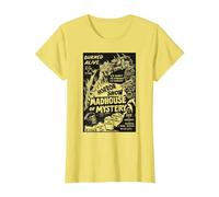 Vintage Halloween Monsters Slasher Horror Movie Show T-Shirt, Femme, Citron, 3XL