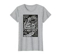 Vintage Halloween Monsters Slasher Horror Movie Show T-Shirt, Femme, Gris Chiné, S