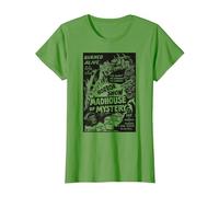 Vintage Halloween Monsters Slasher Horror Movie Show T-Shirt, Femme, Herbe, 3XL