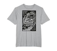 Vintage Halloween Monsters Slasher Horror Movie Show T-Shirt, Homme Grandes Tailles, Gris Chiné, 2X Tall