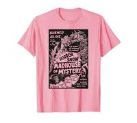 Vintage Halloween Monsters Slasher Horror Movie Show T-Shirt, Homme, Rose, XL