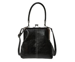 Vintage Handbags - Adjustable British Style for Evaluation | Kiss Lock PU Leather Pack with Resilient Build Sl or Purses, Home and Professional Work Commuting Outdoor Utility