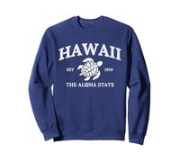 Vintage Hawaï The Aloha State Turtle Hawaiian Beach Surf Sweatshirt