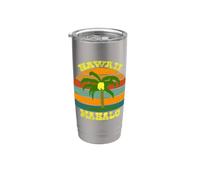 Vintage Hawaii Mahalo Gobelet isotherme en acier inoxydable double paroi