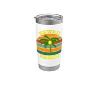 Vintage Hawaii Mahalo Gobelet isotherme en acier inoxydable double paroi