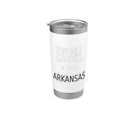 Vintage Helena Arkansas Gobelet isotherme en acier inoxydable double paroi