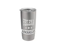 Vintage Helena Arkansas Gobelet isotherme en acier inoxydable double paroi